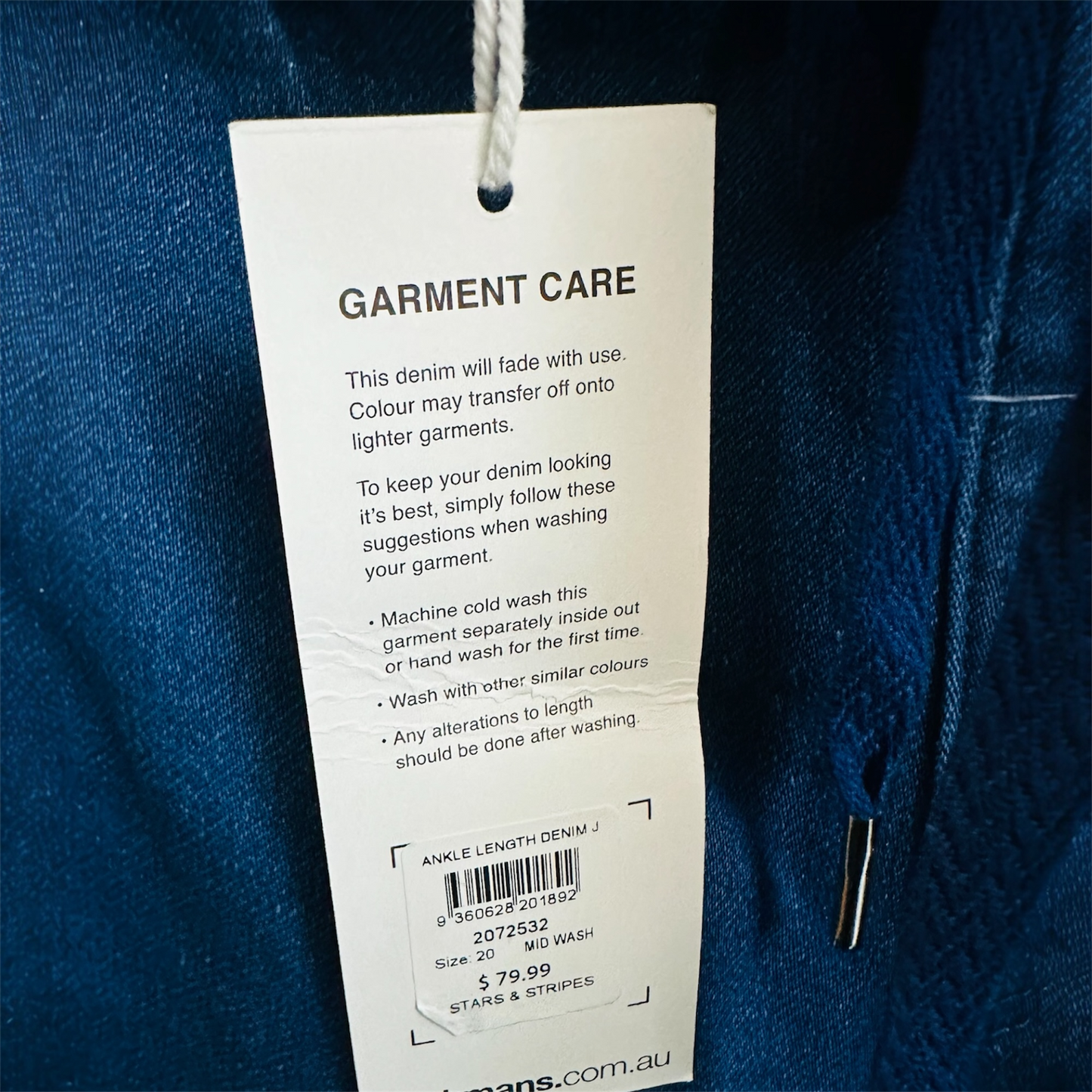 Rockmans Blue Denim Jeans | Size 20 | New with tags