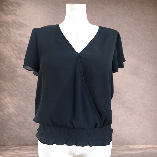Seed Heritage Black Blouse Top | Size 14